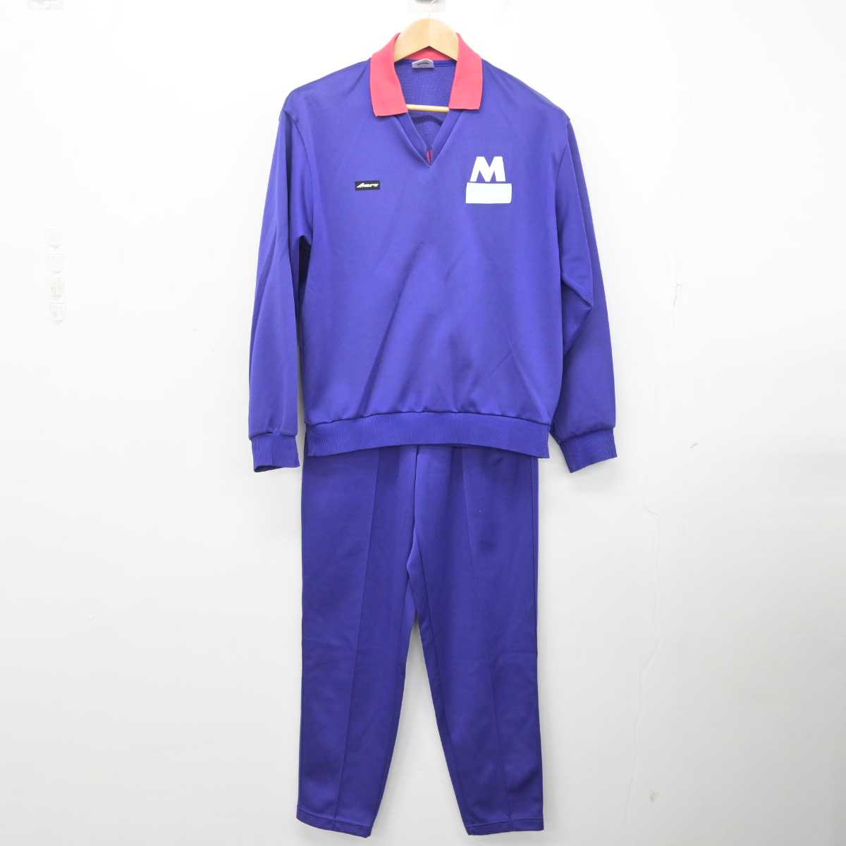 【中古】福岡県 三国中学校 女子制服 2点 (ジャージ 上・ジャージ 下) sf083955