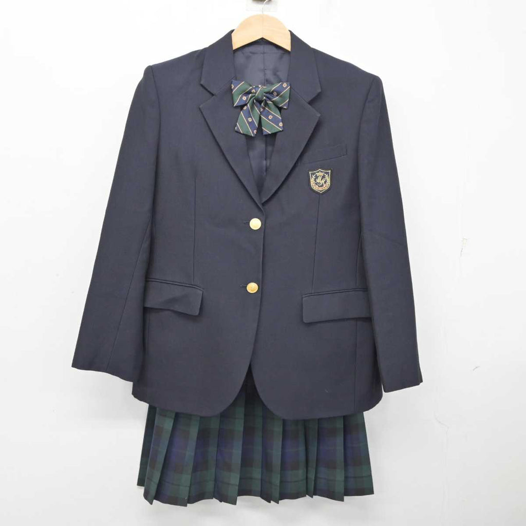 【中古】愛知県 愛知みずほ大学瑞穂高等学校 女子制服 4点 (ブレザー・ベスト・スカート) sf083973