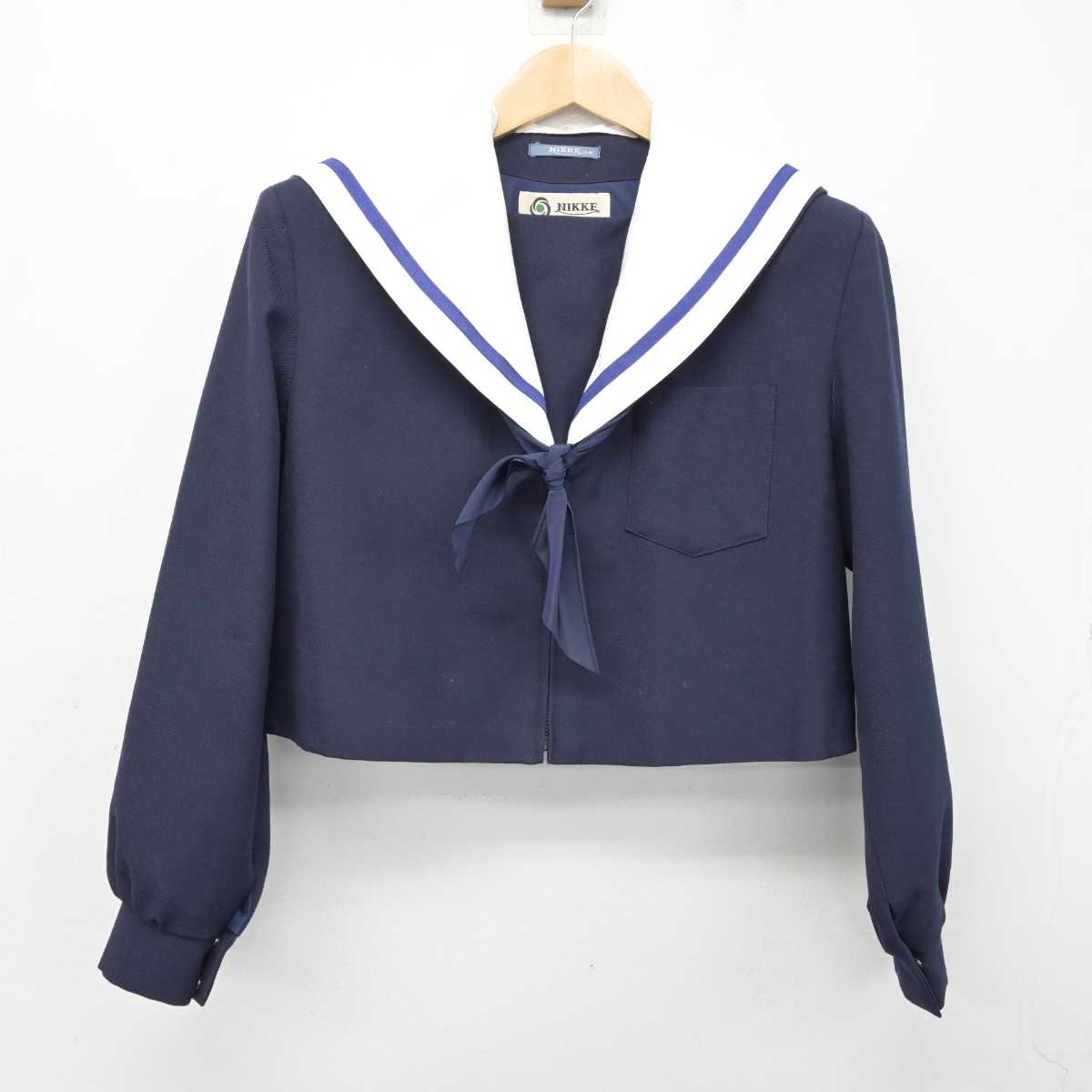 【中古】愛知県 扇台中学校 女子制服 2点 (セーラー服・スカート) sf083978