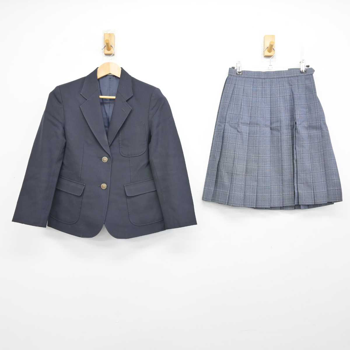 【中古】神奈川県 万騎が原中学校 女子制服 2点 (ブレザー・スカート) sf083990