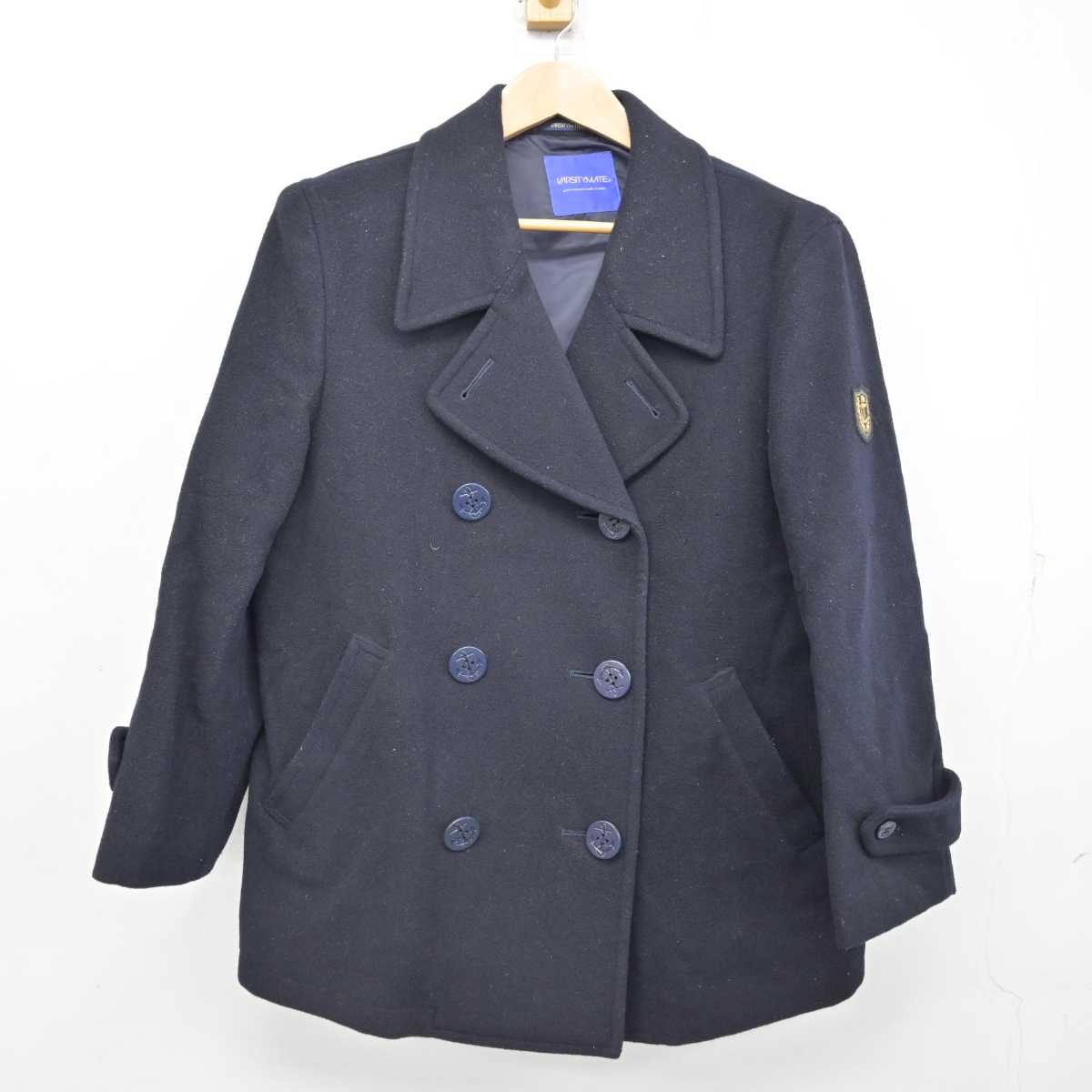 【中古】東京都 帝京大学高等学校 女子制服 1点 (コート) sf084003