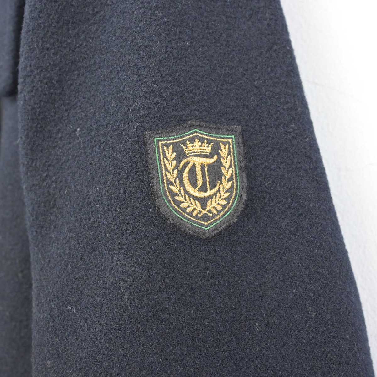 【中古】東京都 帝京大学高等学校 女子制服 1点 (コート) sf084003