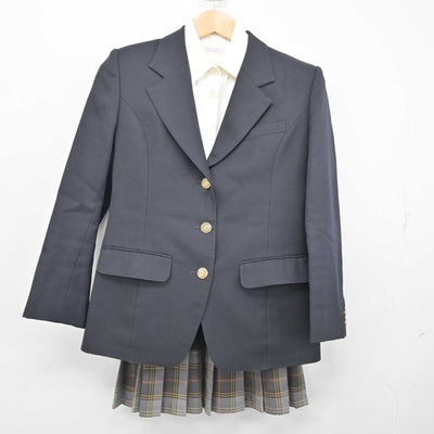 【中古】東京都 帝京大学高等学校 女子制服 3点 (ブレザー・シャツ・スカート) sf084010