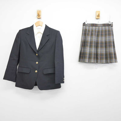 【中古】東京都 帝京大学高等学校 女子制服 3点 (ブレザー・シャツ・スカート) sf084010