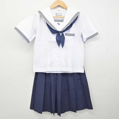 【中古】愛知県 安城学園高等学校 女子制服 4点 (セーラー服・スカート) sf084017