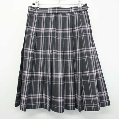 【中古】千葉県 千葉明徳高等学校 女子制服 3点 (ニットベスト・シャツ・スカート) sf084021