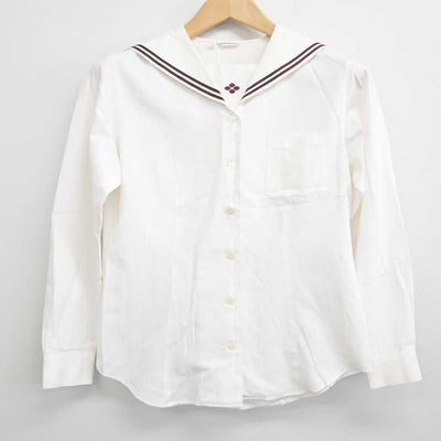 【中古】群馬県 共愛学園中学校・高等学校 女子制服 2点 (セーラー服) sf084037