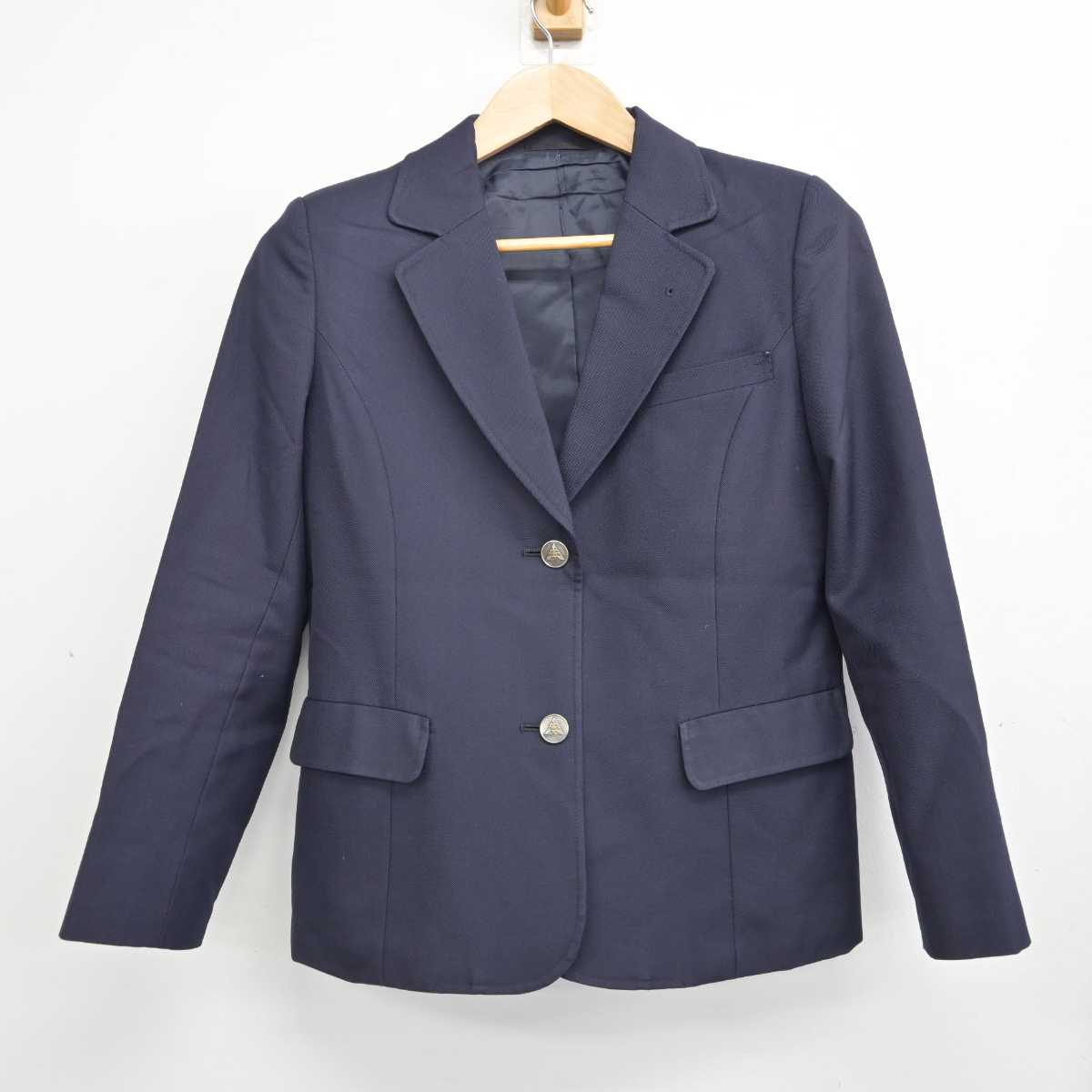 【中古】神奈川県 大船高等学校 女子制服 4点 (ブレザー・スカート) sf084043