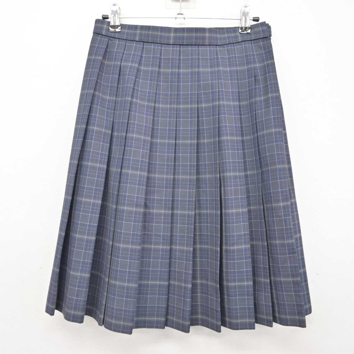 【中古】京都府 堀川高等学校 女子制服 5点 (ブレザー・ニット・シャツ・スカート) sf084054