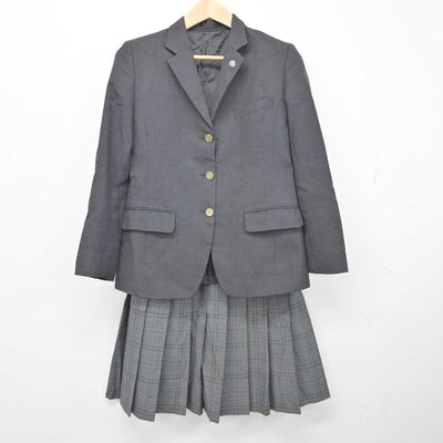 【中古】埼玉県 草加高等学校 女子制服 4点 (ブレザー・ニット・スカート) sf084064