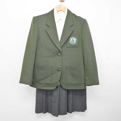 【中古】神奈川県 洗足学園中学高等学校 女子制服 3点 (ブレザー・シャツ・スカート) sf084069