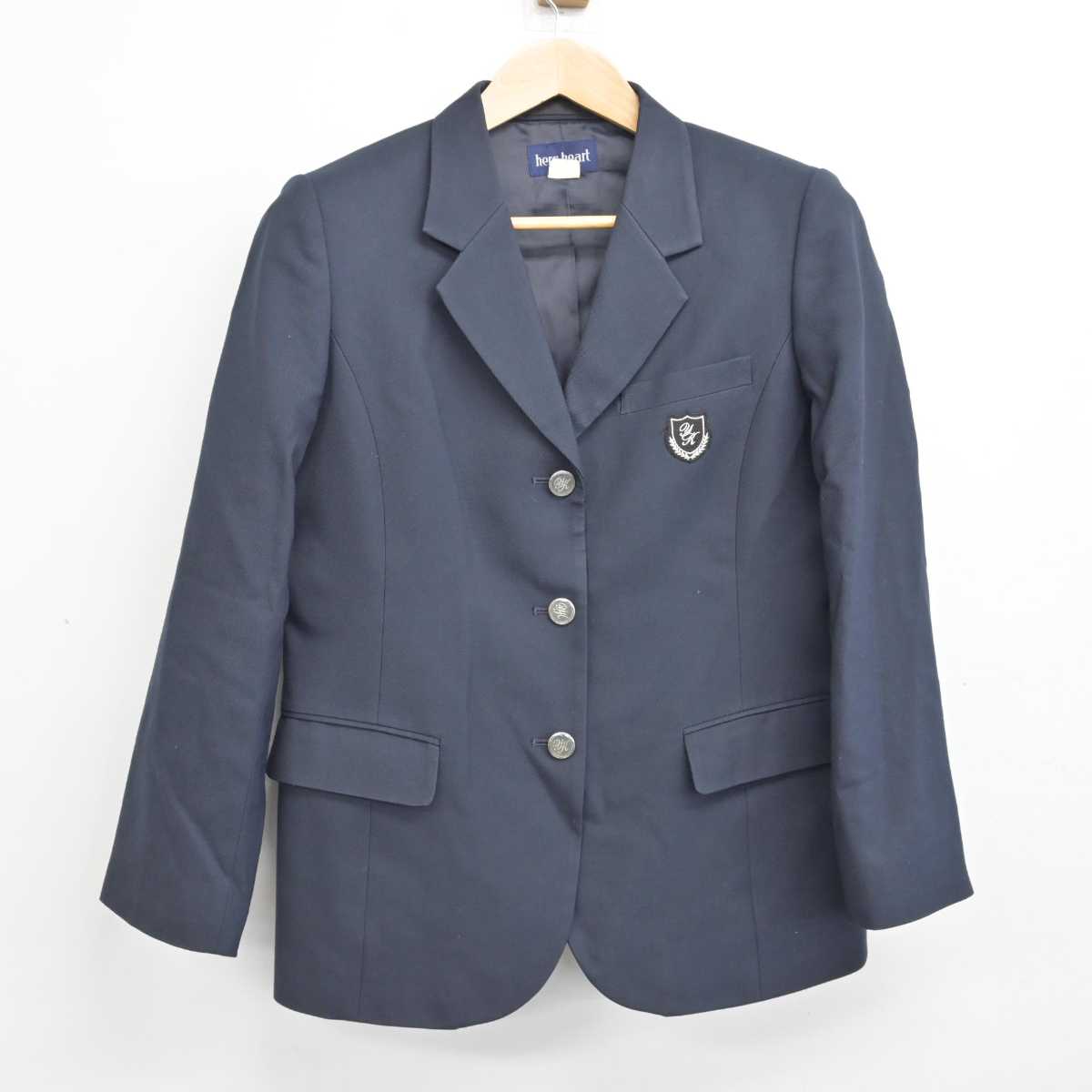 【中古】千葉県 四街道北高等学校 女子制服 3点 (ブレザー・ニット) sf084077