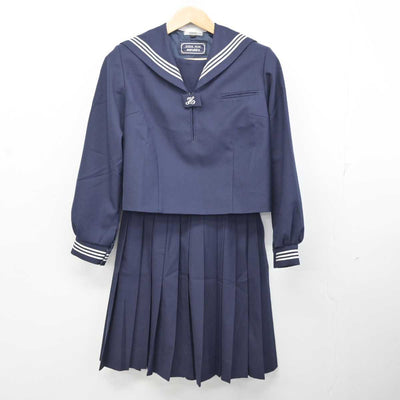 【中古】埼玉県 鴻巣市立吹上中学校 女子制服 2点 (セーラー服・スカート) sf084093