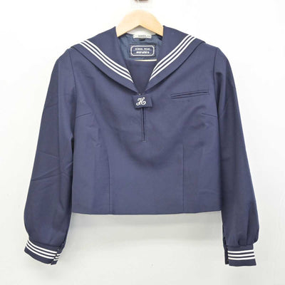 【中古】埼玉県 鴻巣市立吹上中学校 女子制服 2点 (セーラー服・スカート) sf084093