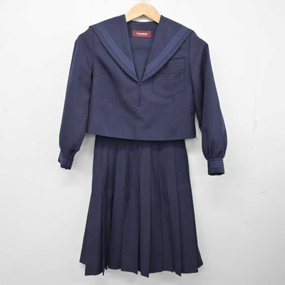 【中古】大阪府 高美中学校 女子制服 3点 (セーラー服・スカート) sf084099