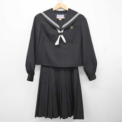 【中古】三重県 久保中学校 女子制服 3点 (セーラー服・スカート) sf084111