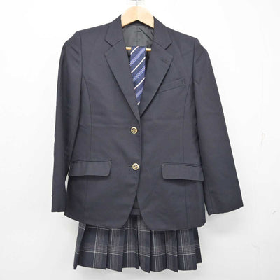 【中古】東京都 松原高等学校 女子制服 3点 (ブレザー・スカート) sf084139