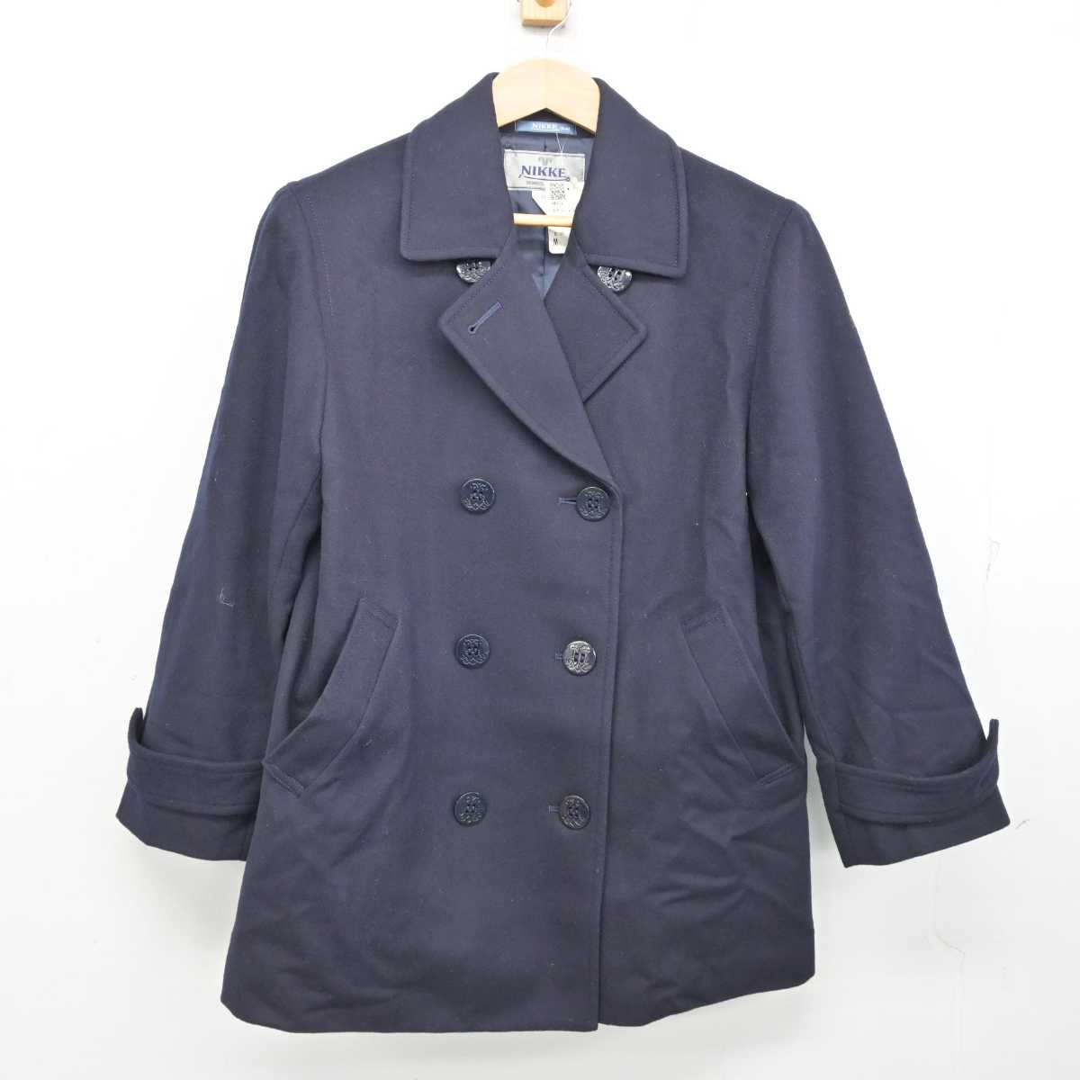 【中古】埼玉県 浦和実業学園中学校・高等学校 女子制服 2点 (コート) sf084163