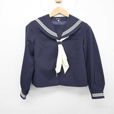 【中古】新潟県 妙高高原中学校 女子制服 3点 (セーラー服・スカート) sf084185