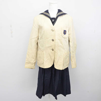 【中古】東京都 目白研心高等学校 女子制服 5点 (ブレザー・セーラー服・スカート) sf084205