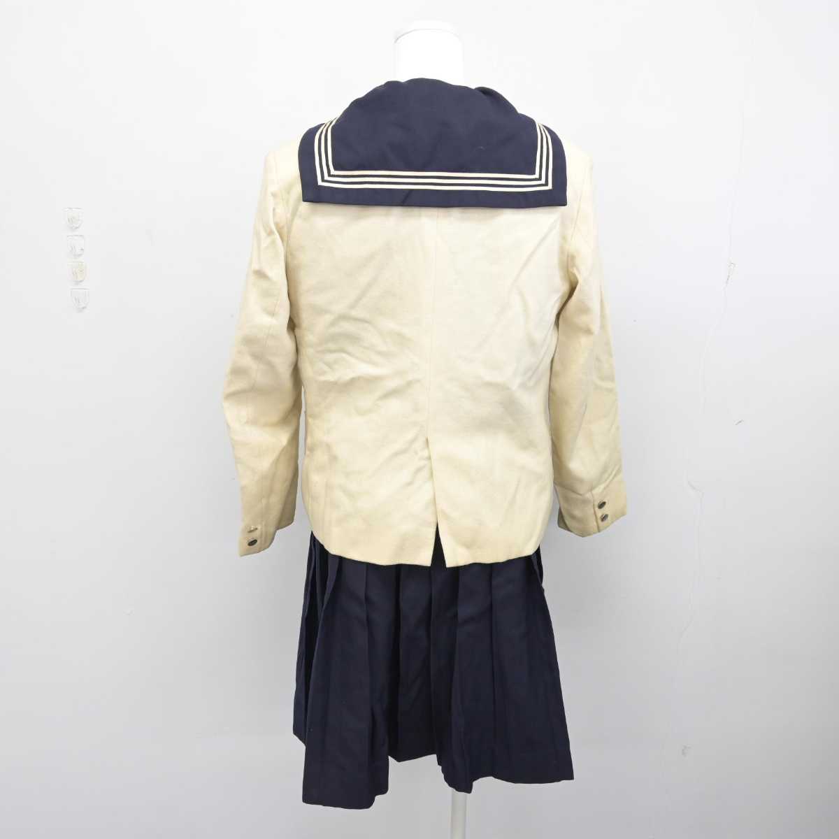 【中古】東京都 目白研心高等学校 女子制服 5点 (ブレザー・セーラー服・スカート) sf084205