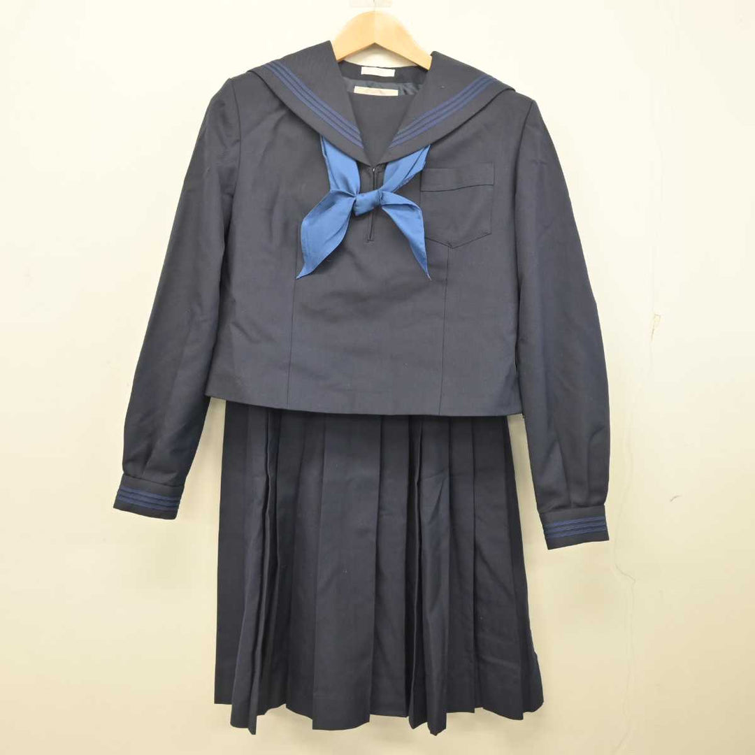 中古】茨城県 城西中学校 女子制服 3点 (セーラー服・スカート) sf084219 | 中古制服通販パレイド