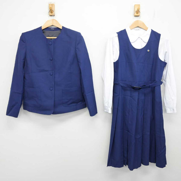中古】青森県 青森東高等学校 女子制服 4点 (ブレザー・シャツ