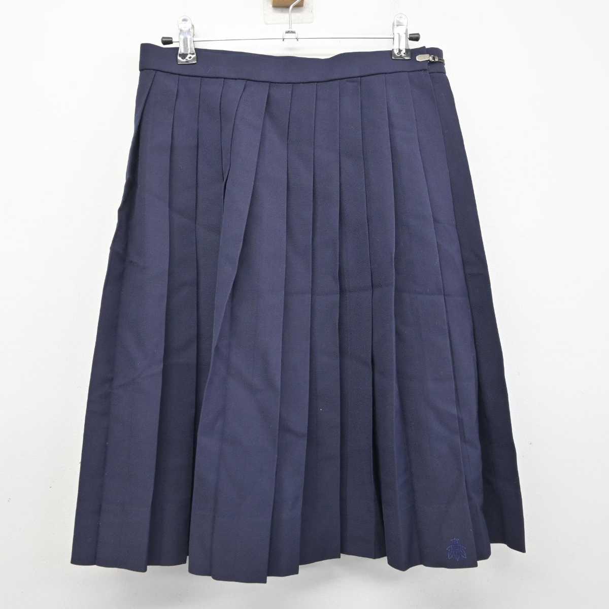 【中古】兵庫県 生野高等学校 女子制服 3点 (セーラー服・スカート) sf084224