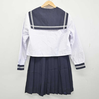 【中古】兵庫県 生野高等学校 女子制服 2点 (セーラー服・スカート) sf084225