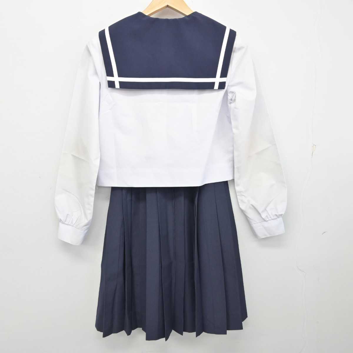 【中古】愛知県 刈谷北高等学校 女子制服 2点 (セーラー服・スカート) sf084233