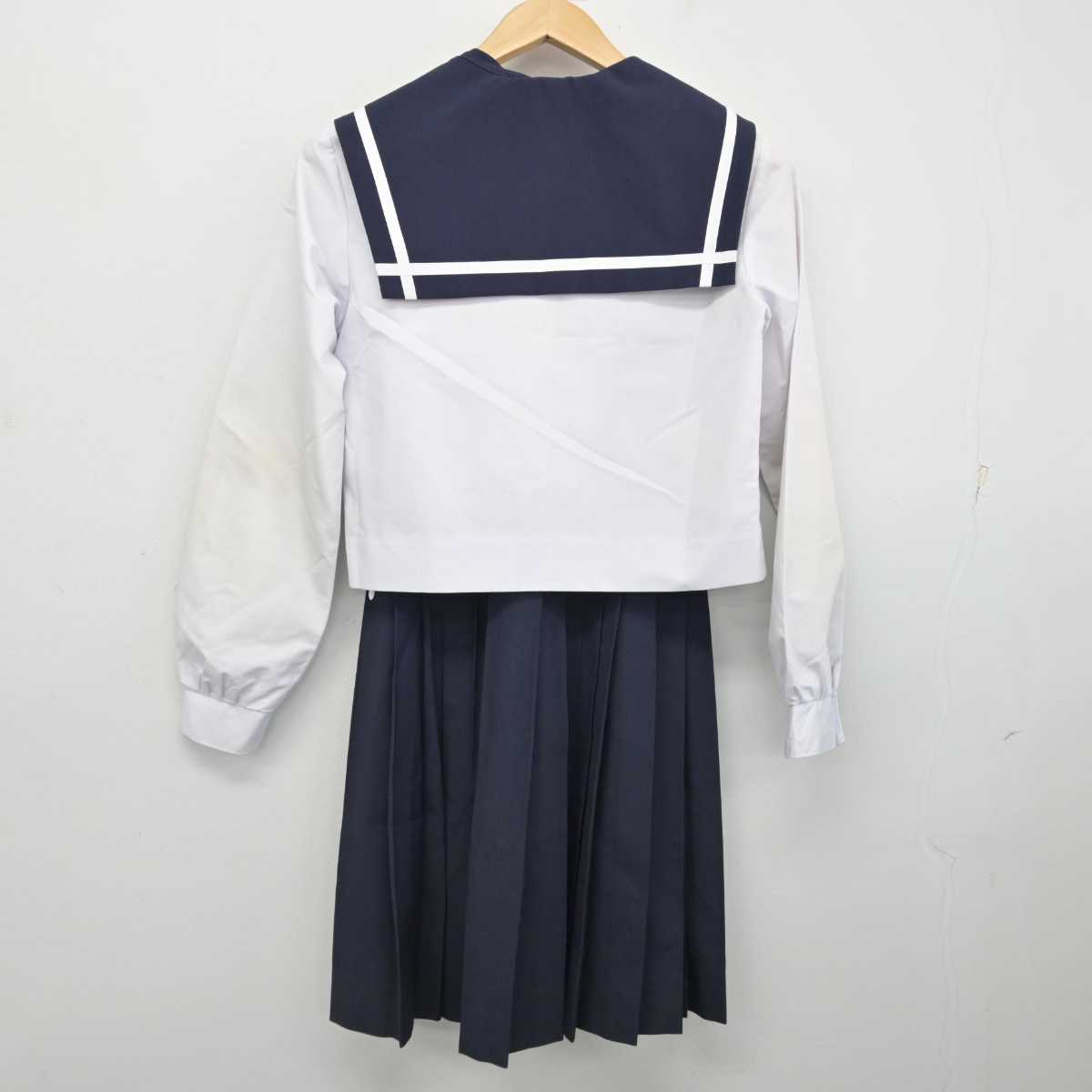 【中古】愛知県 刈谷北高等学校 女子制服 3点 (セーラー服・スカート) sf084234