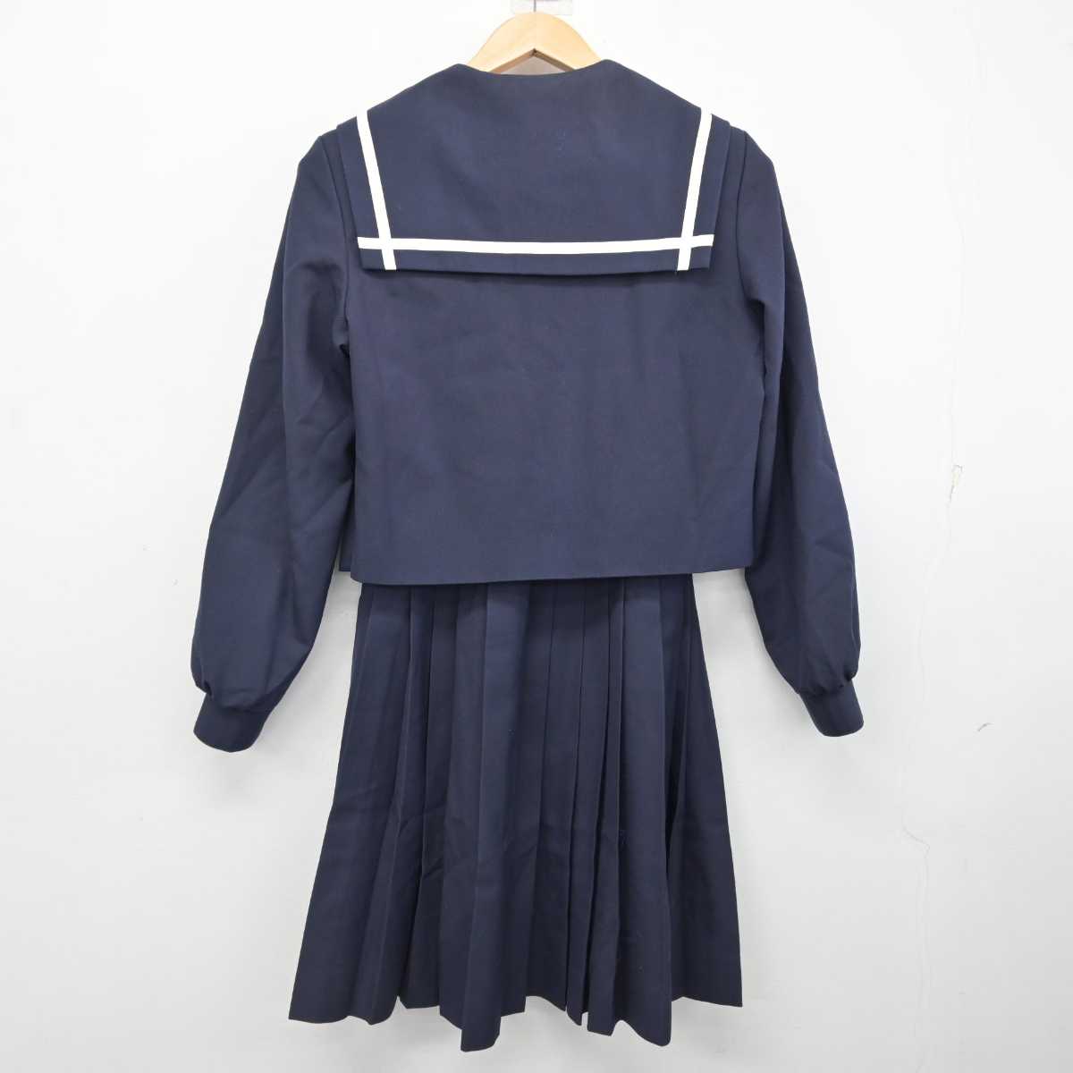 【中古】愛知県 刈谷北高等学校 女子制服 4点 (セーラー服・スカート) sf084235