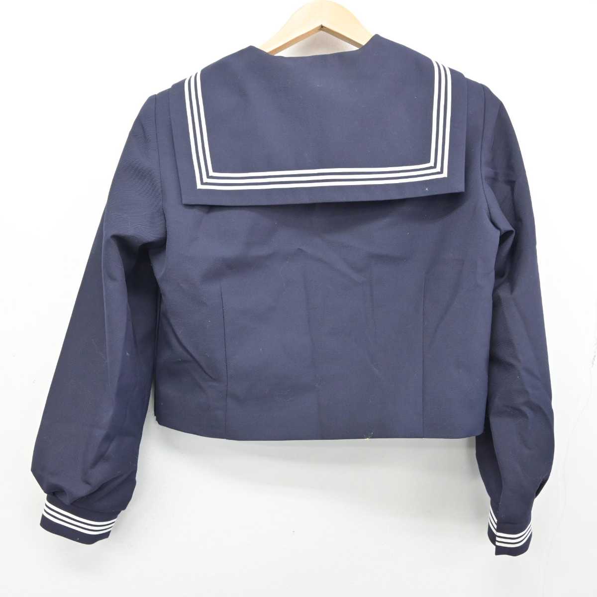 【中古】千葉県  市川市立第六中学校 女子制服 2点 (セーラー服) sf084239