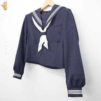 【中古】千葉県  市川市立第六中学校 女子制服 2点 (セーラー服) sf084239