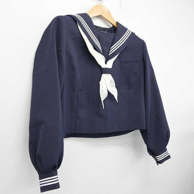 【中古】千葉県  市川市立第六中学校 女子制服 2点 (セーラー服) sf084239