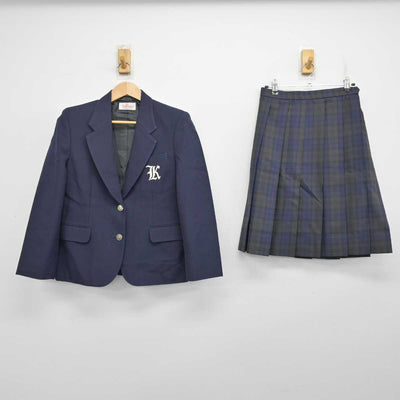 【中古】神奈川県 柏ケ谷中学校 女子制服 2点 (ブレザー・スカート) sf084244