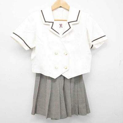 【中古】高知県 高知東高等学校 女子制服 3点 (セーラー服・スカート) sf084256