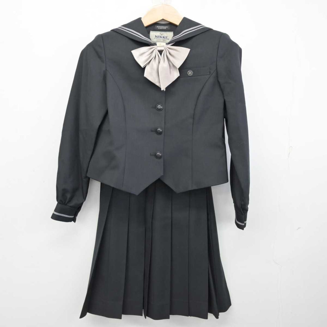 US630 (中古) 愛知県 新城高校 上下セット /旧制服/13/W63