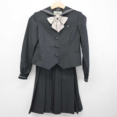 【中古】愛知県 名古屋女子大学中学校 女子制服 3点 (セーラー服・スカート) sf084266