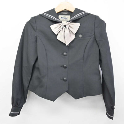 【中古】愛知県 名古屋女子大学中学校 女子制服 3点 (セーラー服・スカート) sf084266