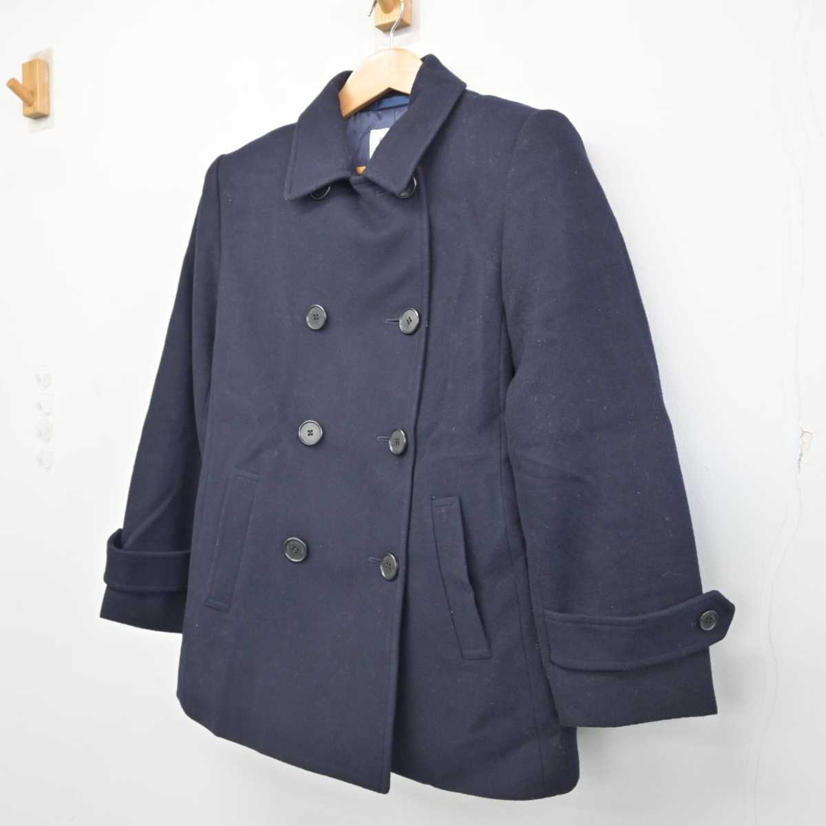 【中古】東京都 専修大学附属高等学校 女子制服 2点 (コート) sf084277