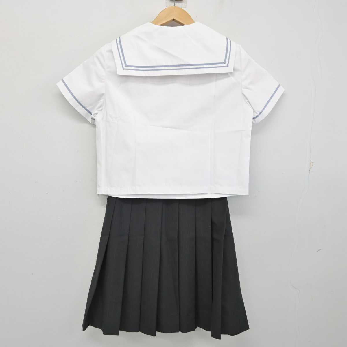 【中古】愛知県 名古屋女子大学中学校 女子制服 3点 (セーラー服・スカート) sf084290