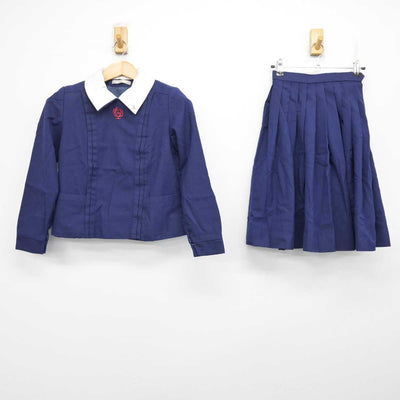 【中古】奈良県 育英西中学校 女子制服 2点 (ブレザー・スカート) sf084296