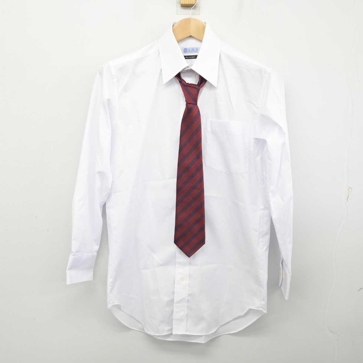 【中古】静岡県 浜松湖東高等学校 男子制服 4点 (ブレザー・シャツ・ズボン) sf084312