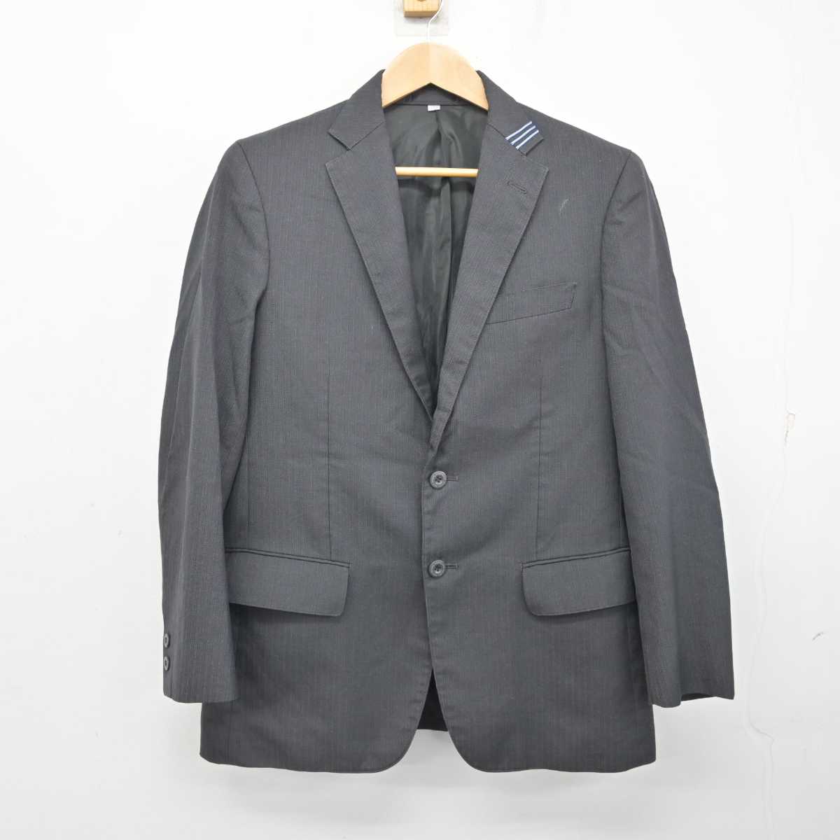 【中古】静岡県 浜松湖北高等学校 男子制服 3点 (ブレザー・シャツ) sf084315