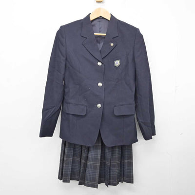 【中古】静岡県 笹田学園　高等課程 女子制服 3点 (ブレザー・スカート) sf084320