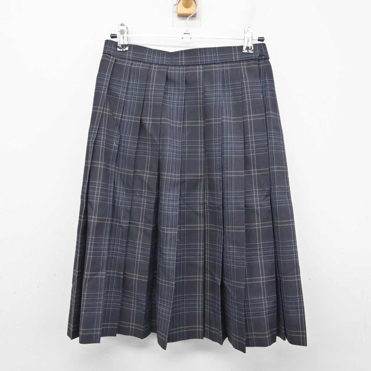 【中古】静岡県 笹田学園　高等課程 女子制服 3点 (ブレザー・スカート) sf084320