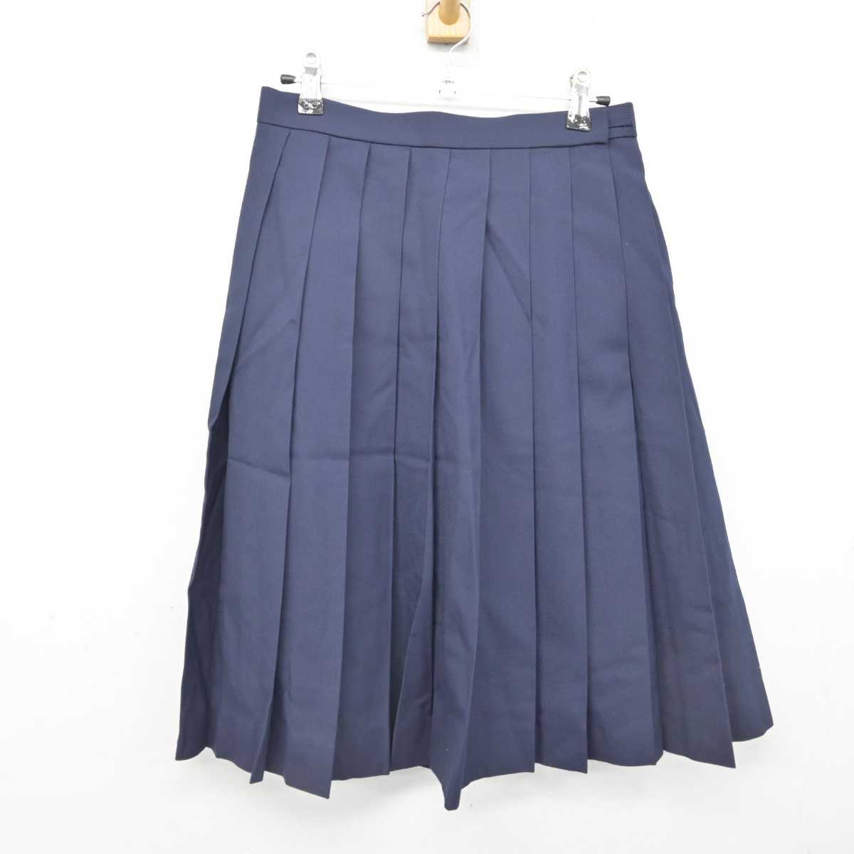 【中古】新潟県 小針中学校 女子制服 3点 (ブレザー・スカート) sf084369