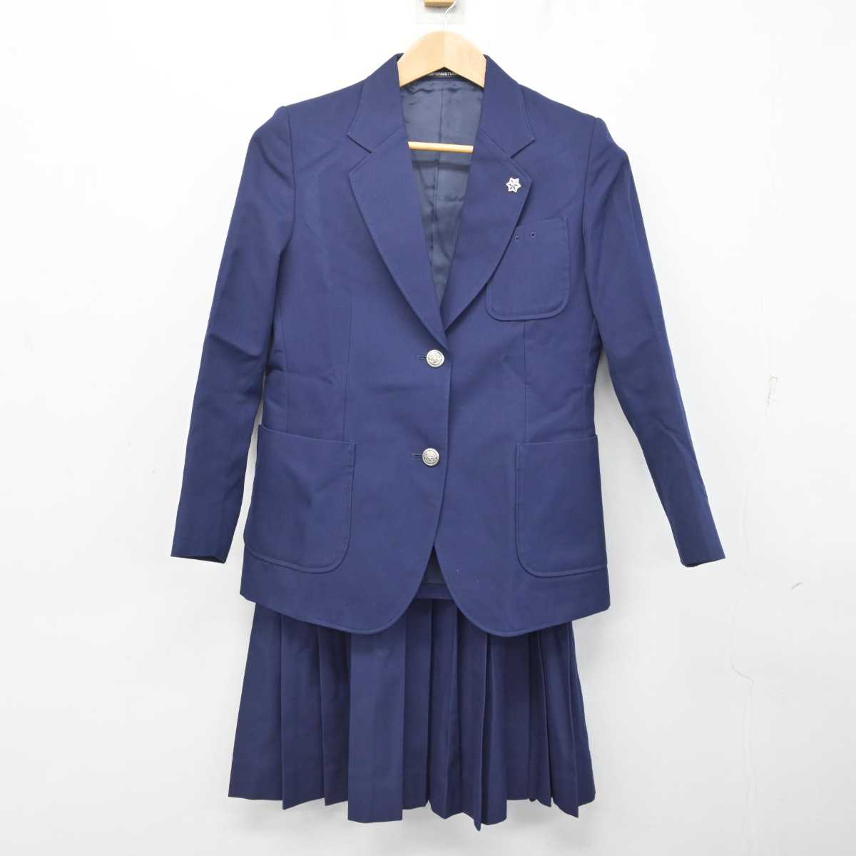 【中古】東京都 馬込中学校 女子制服 4点 (ブレザー・スカート) sf084380