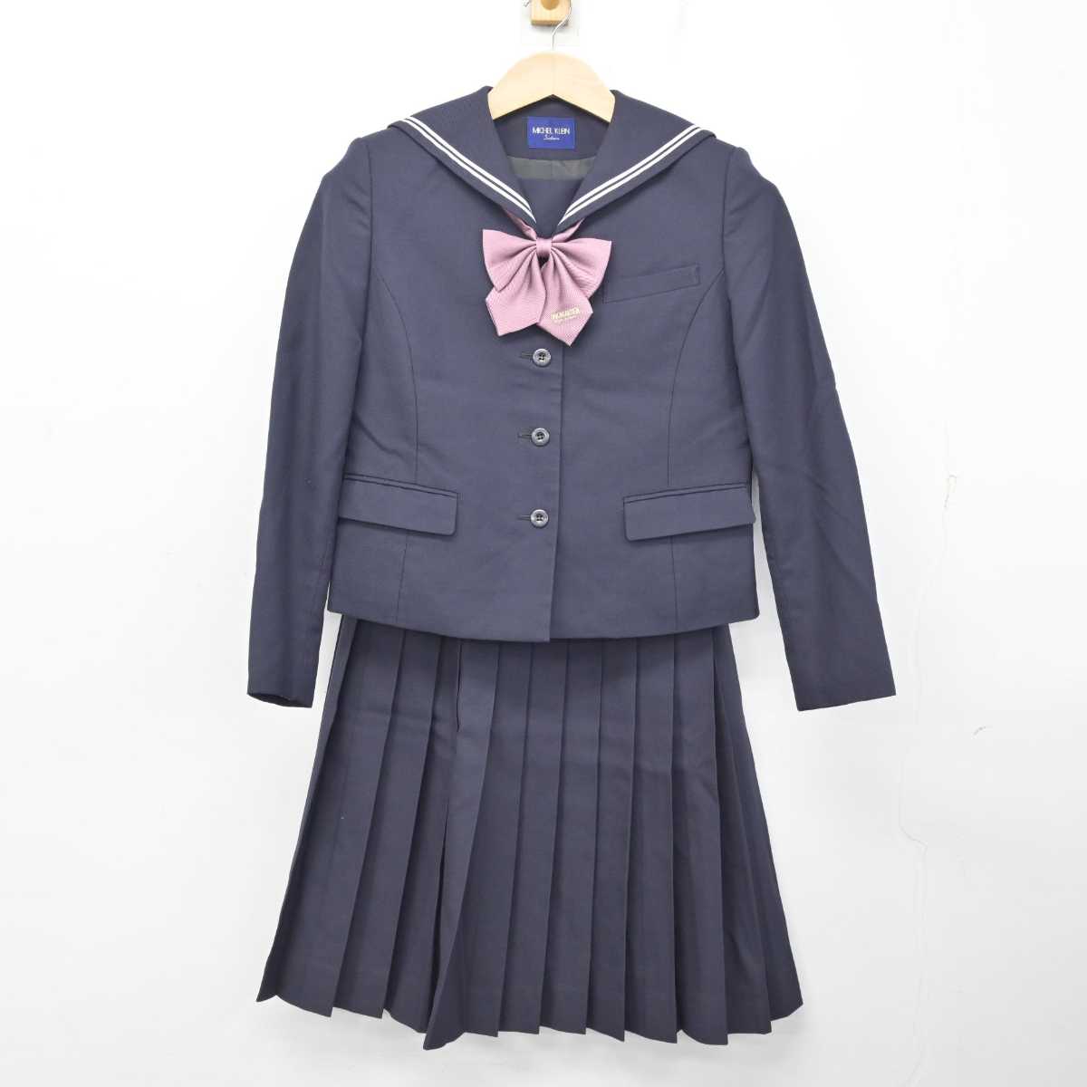 【中古】愛知県 桜花学園高等学校 女子制服 3点 (ブレザー・スカート) sf084392